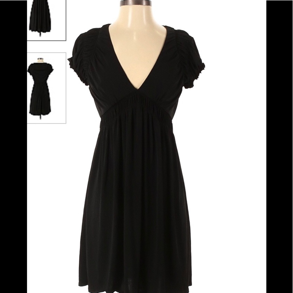 🌈3/$20 Boho Black Laundry by Design Peasant Dress